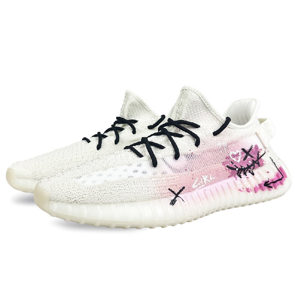 Adidas Originals Yeezy Boost 350 V2 Low Top Casual Shoes Unisex White