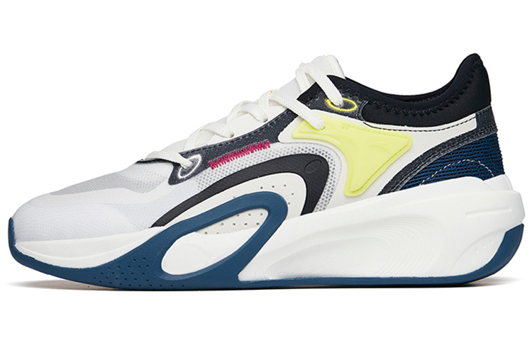 ANTA Skateboarding Series Sneakers 'White Black Yellow'