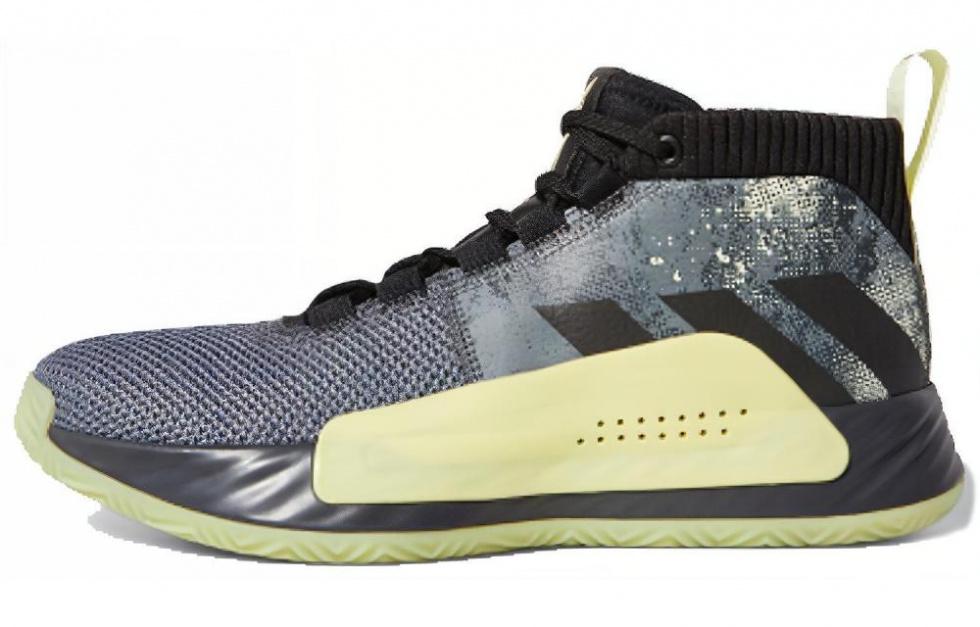 Adidas Dame 5 Grey Yellow