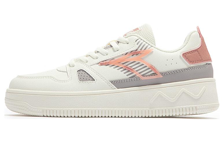 361° Thousand Thoughts Series Thousand Thoughts Anti Slip Wear Resistant Low Top Skateboard Shoes Women's White Gray