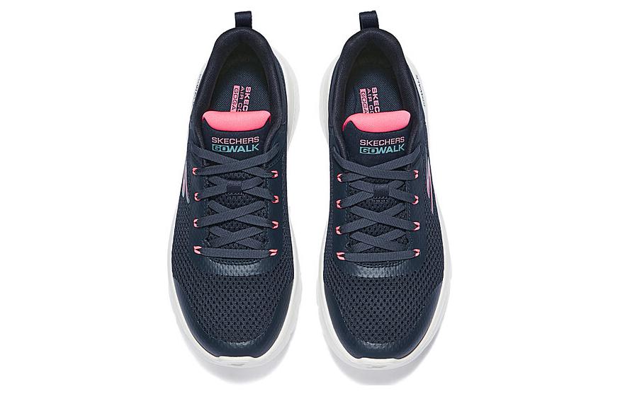 Skechers Go Walk Fle Low Top Casual Running Shoes Women's Black Red купить в интернет-магазине Yoocart с быстрой доставкой по России.