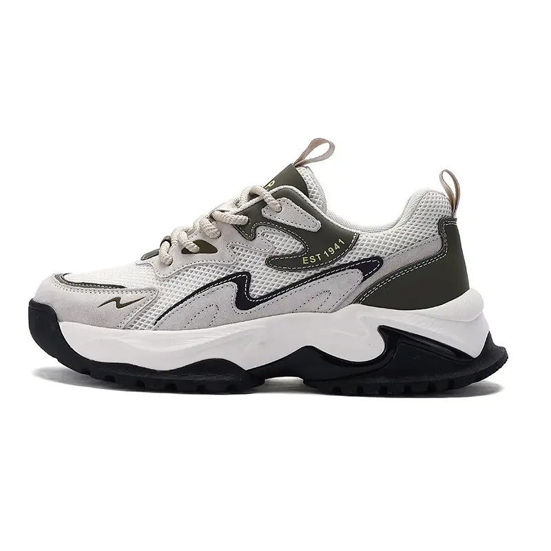 JEEP SPIRIT Low Top Chunky Sneakers Men's Sandy Green