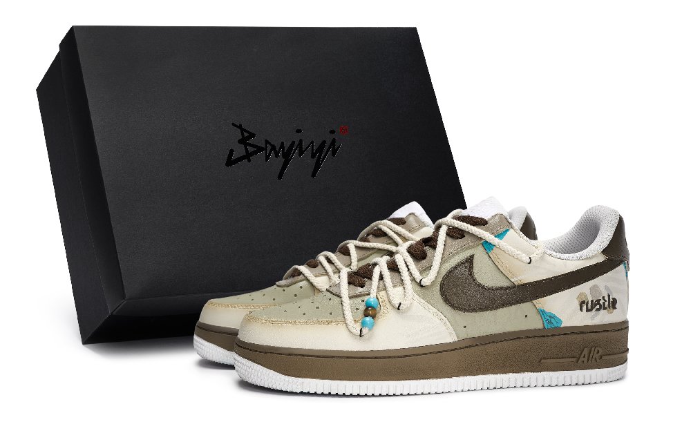 Nike Air Force 1 Skateboard Shoes Unisex Low-Top Brown