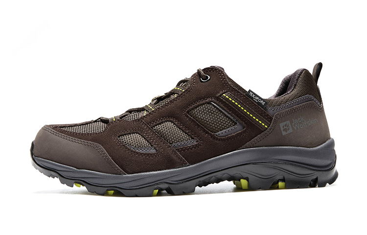 Jack Wolfskin Vojo 3 Texapore Low Cushioning Anti-Slip And Wear-Resistant Low-Top Outdoor Shoes Men's Dark Brown