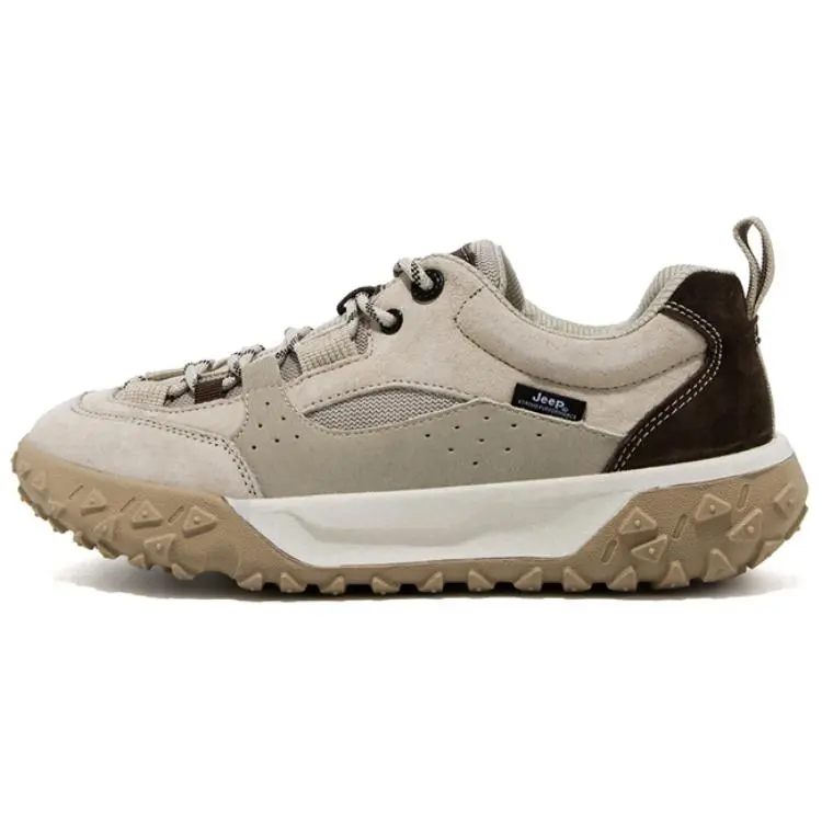 Jeep Shock Absorbers Low Top Hiking Shoes Men's Sand