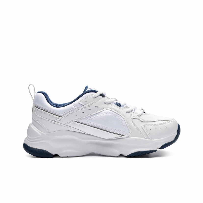 Kappa Anti Slip Wear Resistant Low Top Chunky Sneakers Unisex White Blue купить в интернет-магазине Yoocart с быстрой доставкой по России.