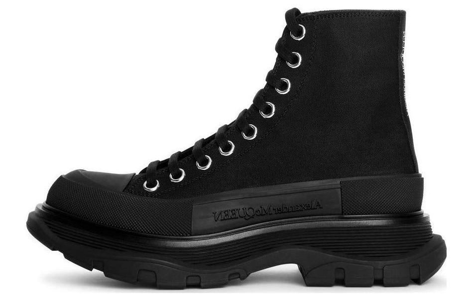 Alexander McQueen Tread Slick Boots 'Triple Black' Women's