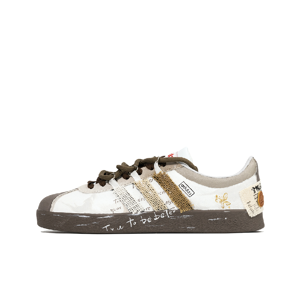 Adidas Neo VL Court 2.0 Skateboard Shoes Unisex Low-Top White/Brown