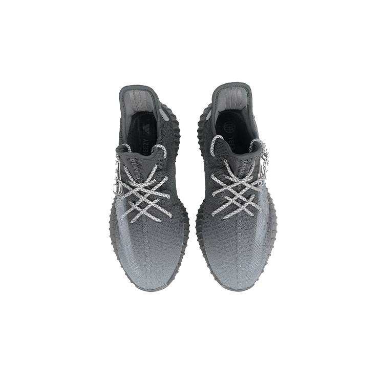 Adidas Originals Yeezy Boost 350 V2 Slip-Resistant Low-Top Casual Shoes Unisex Black Gray