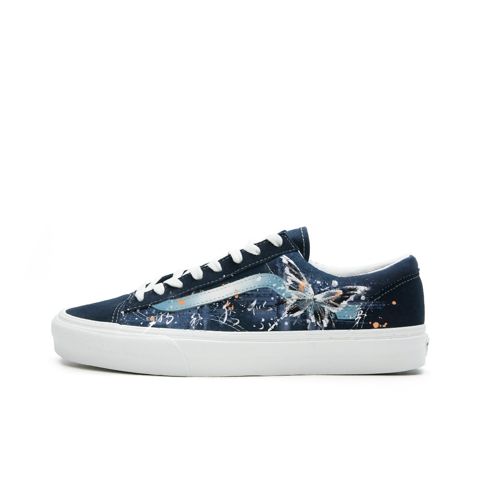 Vans Style 36 Abrasion Resistant Low Top Skateboard Shoes Unisex Blue