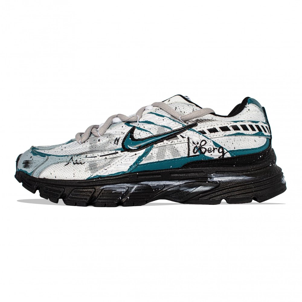 Nike Initiator Cushioning, Wear Resistant Low Top Running Shoes Men's Green