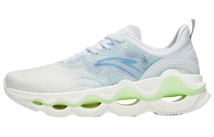 Anta Cushioning Wear-Resistant Low-Top Running Shoes Men's Ivory White