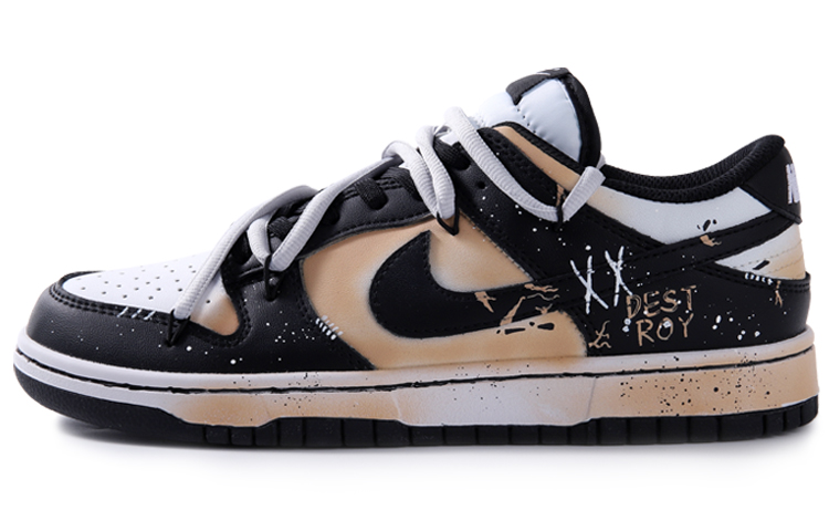 Nike Dunk Slip-Resistant Cushioning Wear-Resistant Lightweight Low-Top Skateboard Shoes Men's Black Mocha