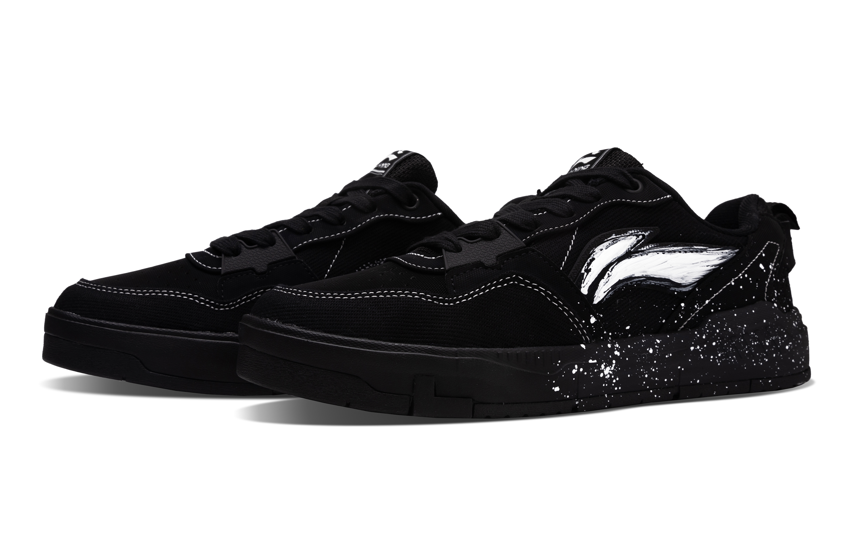 LiNing Yuan Chu Slip Resistant Shock Absorbers With Abrasion Resistant Properties Low Top Skateboard Shoes Men's Black купить в интернет-магазине Yoocart с быстрой доставкой по России.