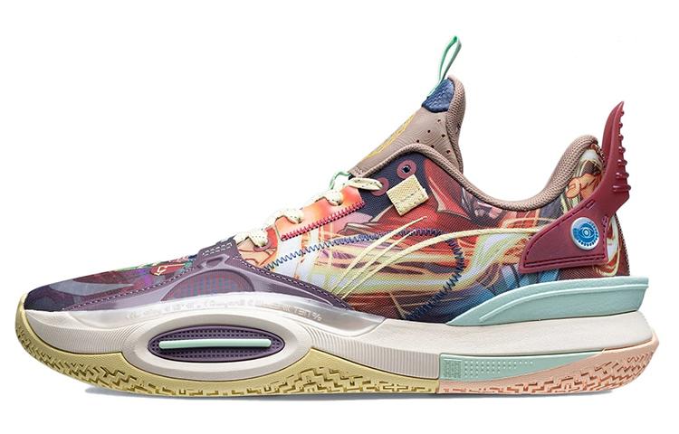 MARVEL LiNing ALL CITY10 ' Doctor Strange ' Rebound Cushioning Low-Top Performance Basketball Shoes Magic Color