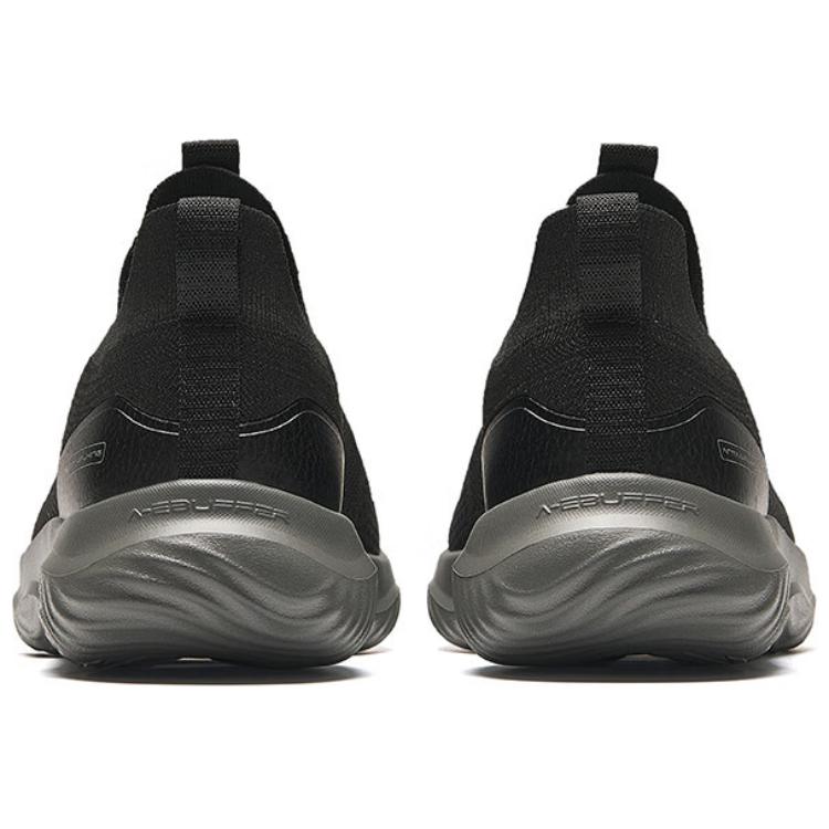 Anta Cushioned Slip-Resistant Low-Top Running Shoes Men's Basic Black купить в интернет-магазине Yoocart с быстрой доставкой по России.