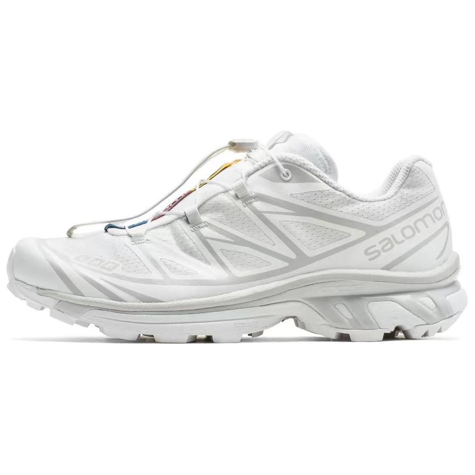 SALOMON XT-6 Cushioned Anti-Slip Wear-Resistant Breathable Lightweight Low-Top Trail Running Shoes Unisex Blue