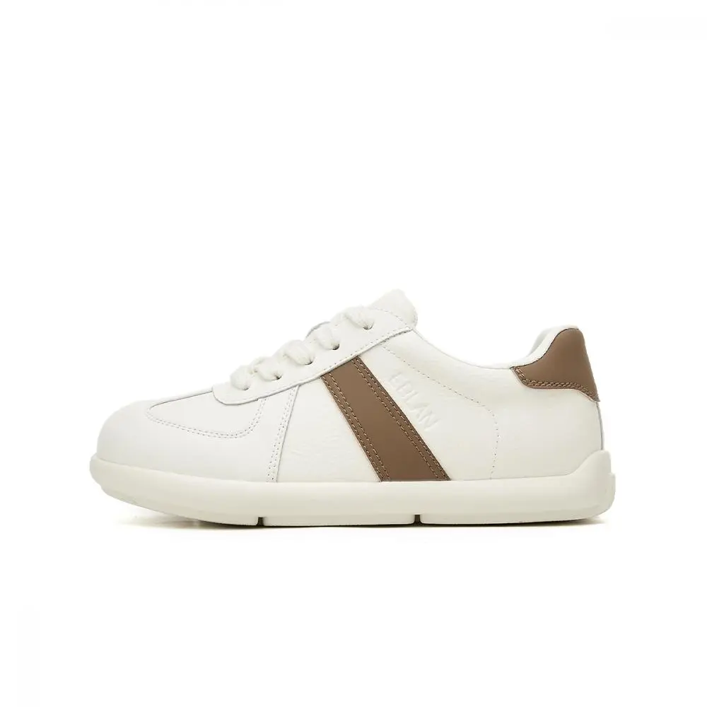 EBLAN Low Top Skateboard Shoes Women's Beige