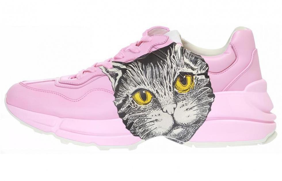 GUCCI Women's Rhyton 'Mystic Cat Light Pink' Women's