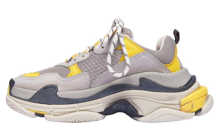 Balenciaga Triple S Grey Yellow Women's
