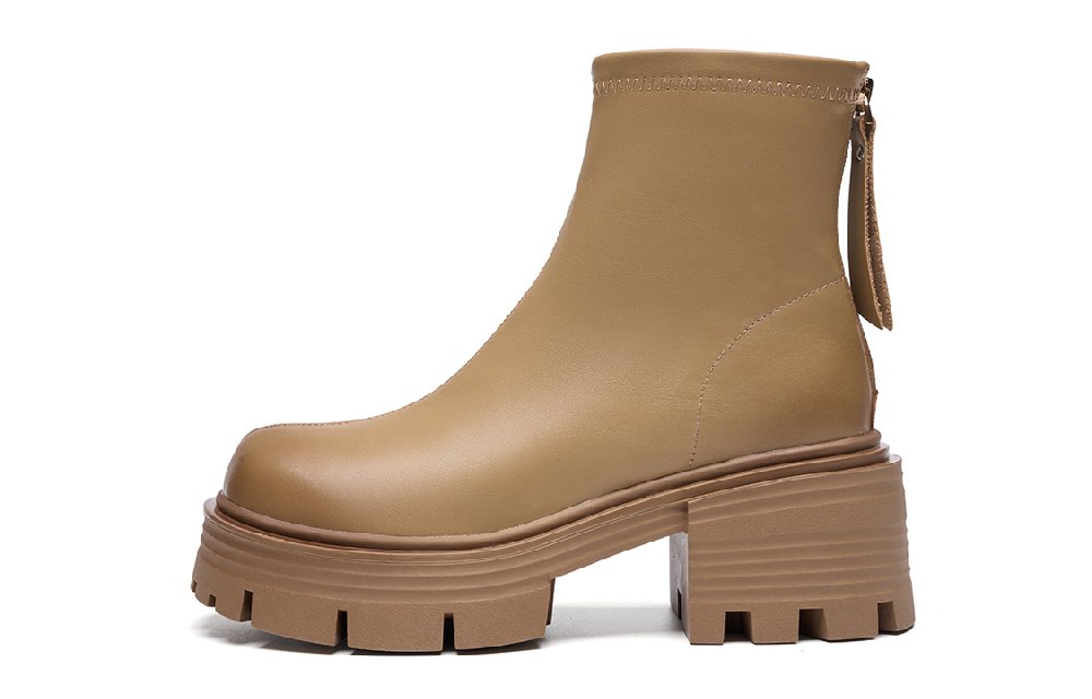 EBLAN Ankle Boots Women's Milk Tea