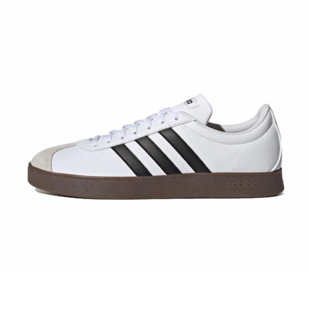 Adidas Neo VL Court 2.0 WAO Anti Slip Wear Resistant Low Top Skateboard Shoes Unisex White Silver