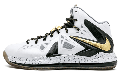 Nike LeBron X Elite+ White Gold