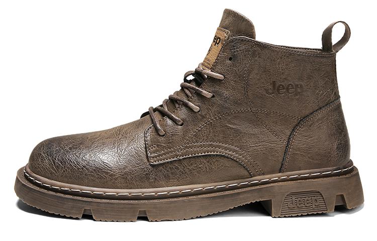 Jeep Martin Boots Men Khaki