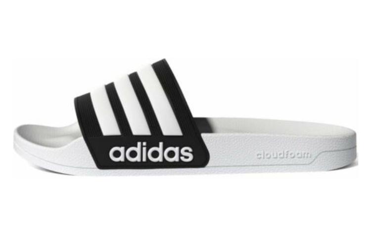 Adidas Adilette Shower Slide 'White Black'
