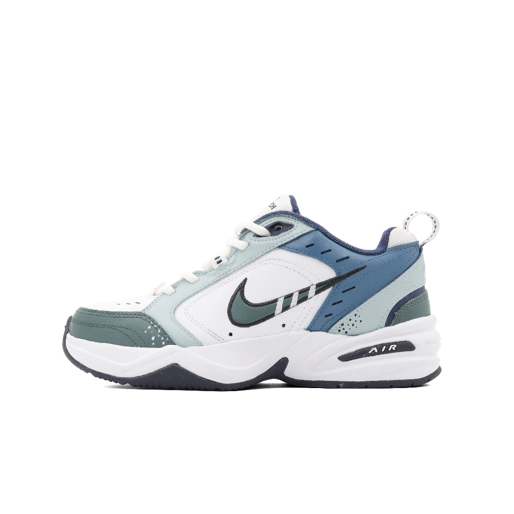 Nike Air Monarch 4 Squishy Plush Toy Anti-Slip Wear-Resistant Low-Top Chunky Sneakers Unisex Blue Green