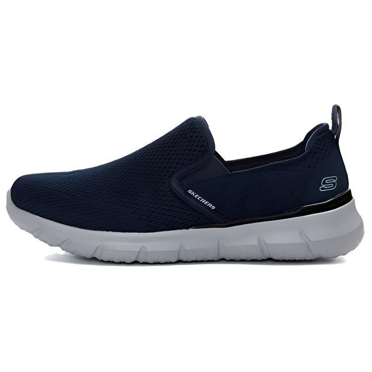 Skechers Del Retto Cushioning, Abrasion Resistant, Breathable, Lightweight Low Top Casual Shoes Men's Light Black