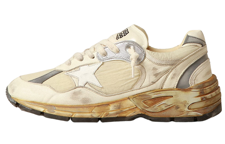 Golden Goose Running Dad Star White Beige