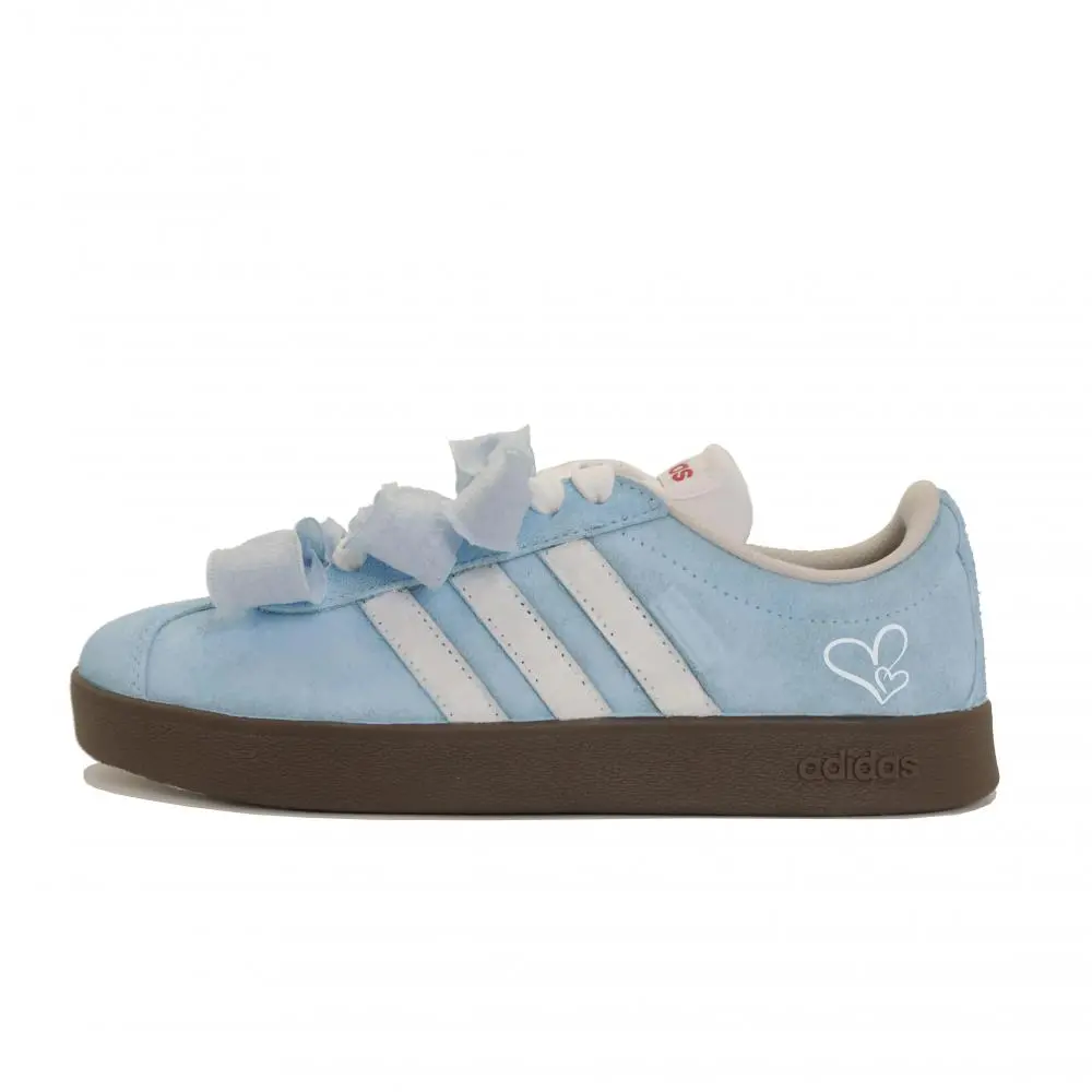 Adidas VL COURT 2.0 Wave Blossom Low top German Army Trainers Unisex Blue White