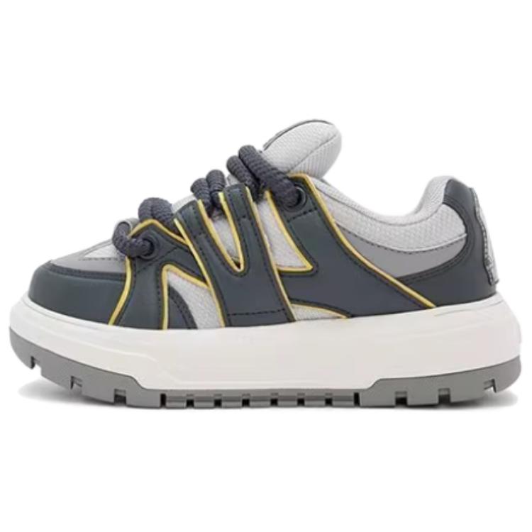 MLB New York Yankees Anti-Slip Wear-Resistant Low-Top Casual Shoes Unisex Gray