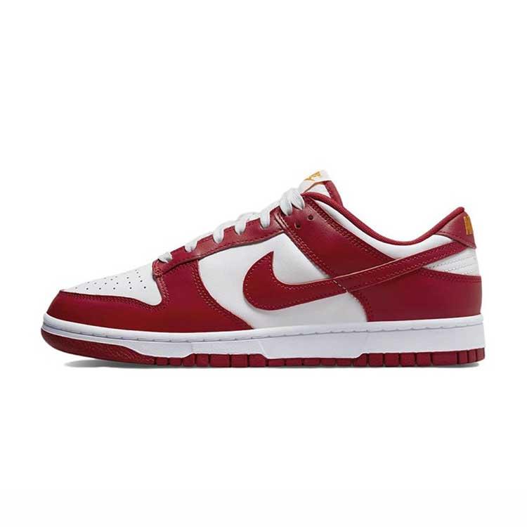 Nike Dunk Low Red X-Men Anti-Slip And Wear-Resistant Lightweight Low-Top Skateboard Shoes Men's White Red купить в интернет-магазине Yoocart с быстрой доставкой по России.