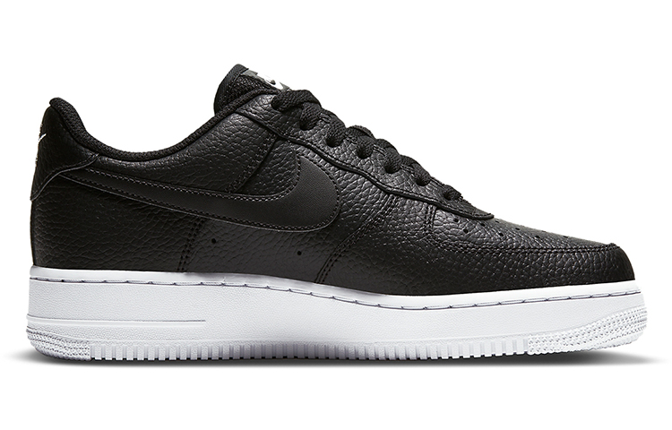 Nike Air Force 1 Low '07 Essential Black White Silver Mini Swoosh Women's купить в интернет-магазине Yoocart с быстрой доставкой по России.
