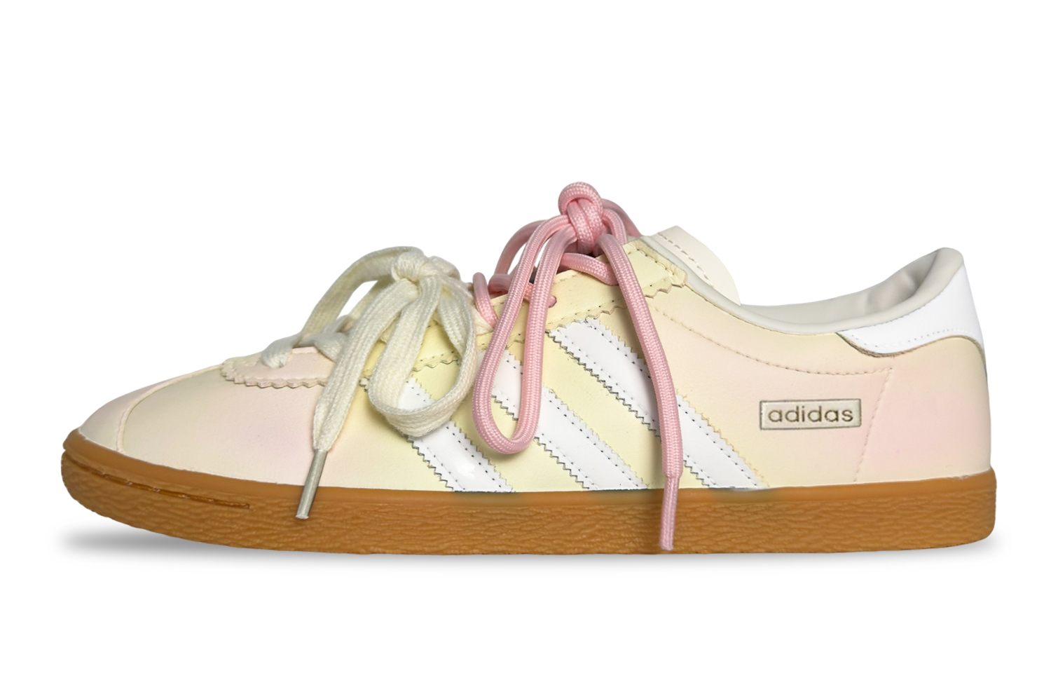 Adidas Originals Stadt First Encounter Abrasion Resistant Low top Skateboard Shoes Unisex Yellow Pink