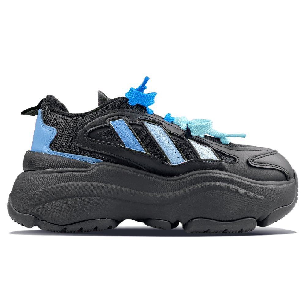 Adidas Originals OZGAIA Slip-Resistant Low-Top Casual Shoes Women's Black Blue