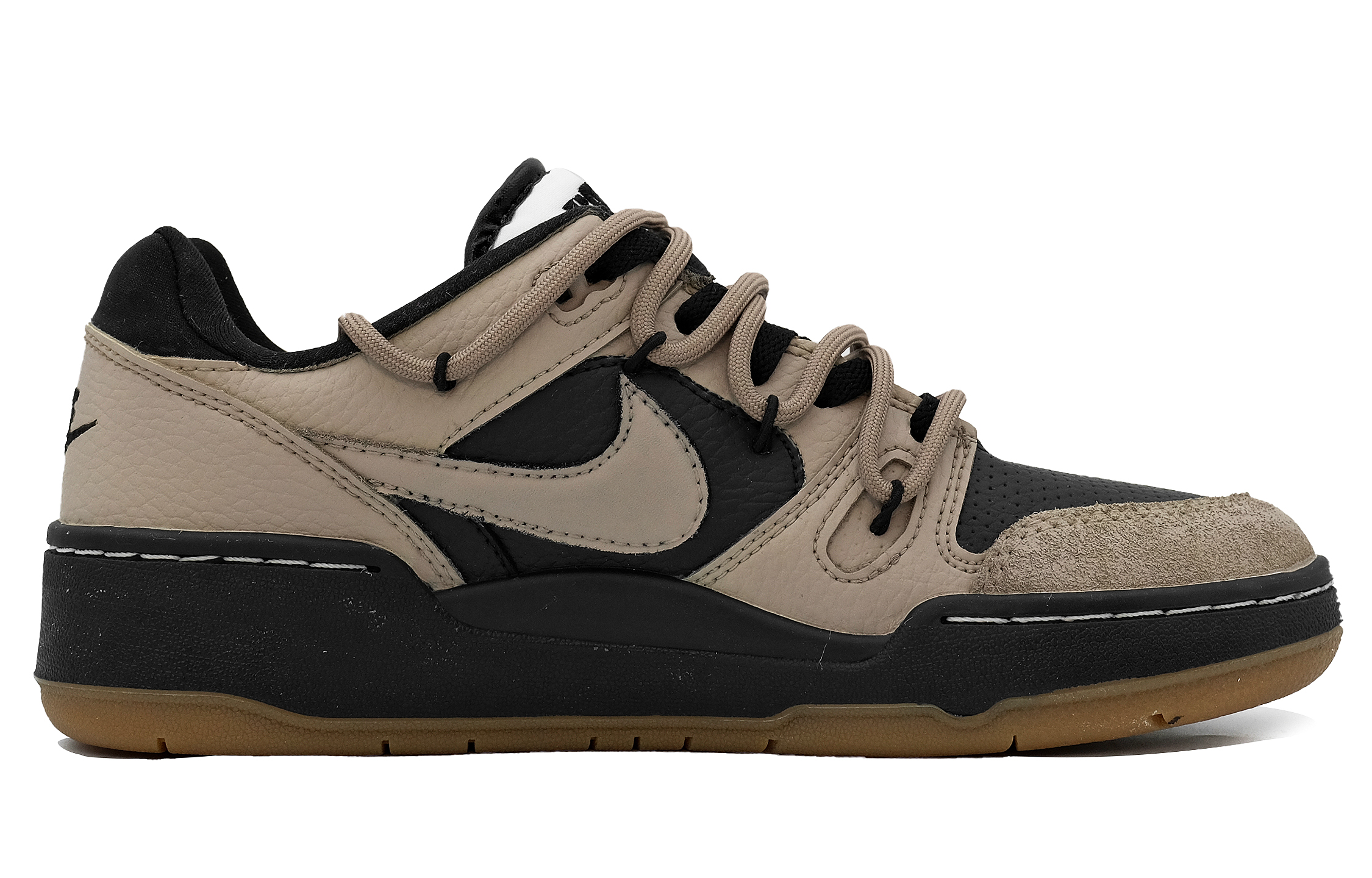 Nike Full Force Low top Skateboard Shoes Men's Umber