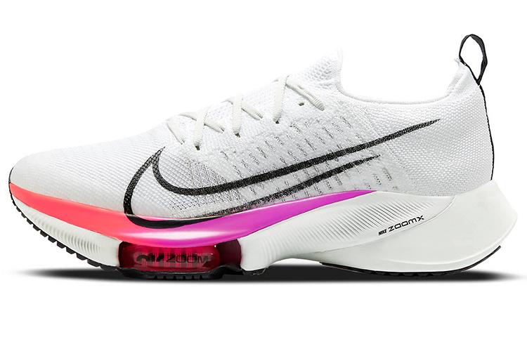 Nike Air Zoom Tempo Next% Flyknit White Hyper Violet Flash Crimson
