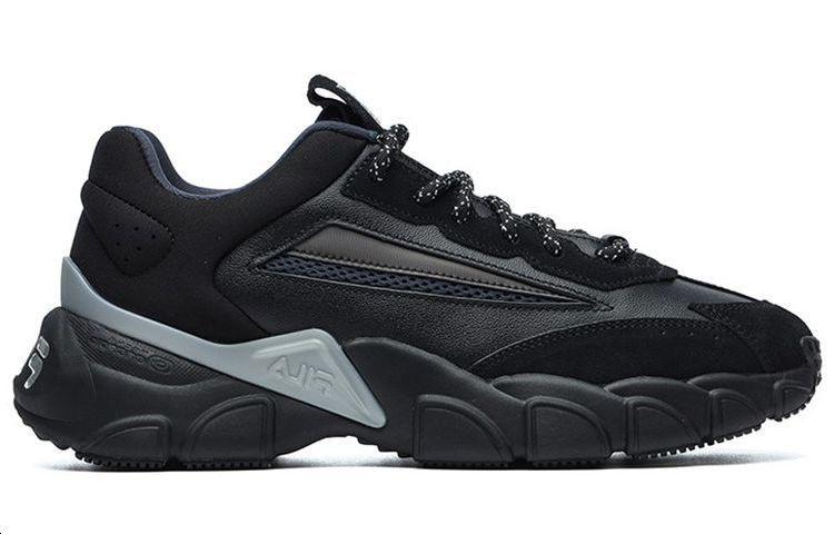 FILA Fashion Sneakers Low Top Running Shoes 'Black Grey'