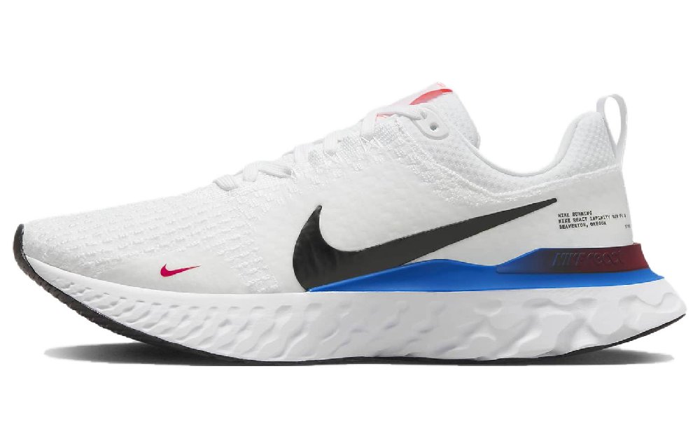 Nike React Infinity Run Flyknit 3 'White Photo Blue Red'