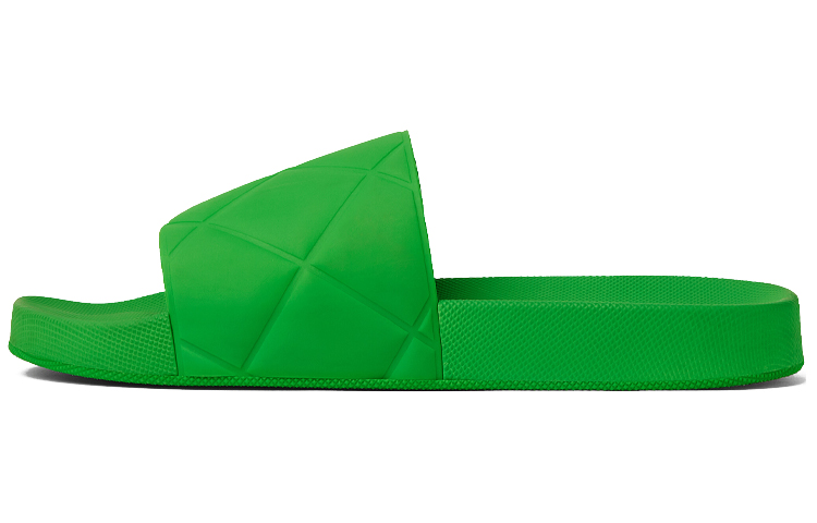 Bottega Veneta Slider Slip-Resistant Slide Slippers Men's Green