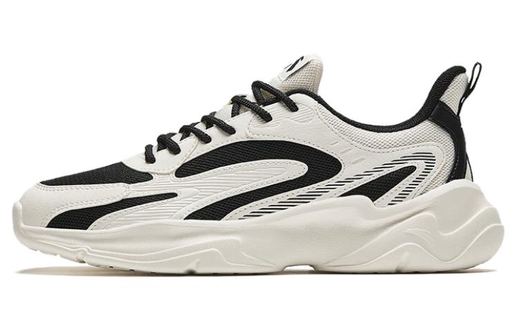 Anta Cushioning Wear-Resistant Low-Top Casual Shoes Women's White Black