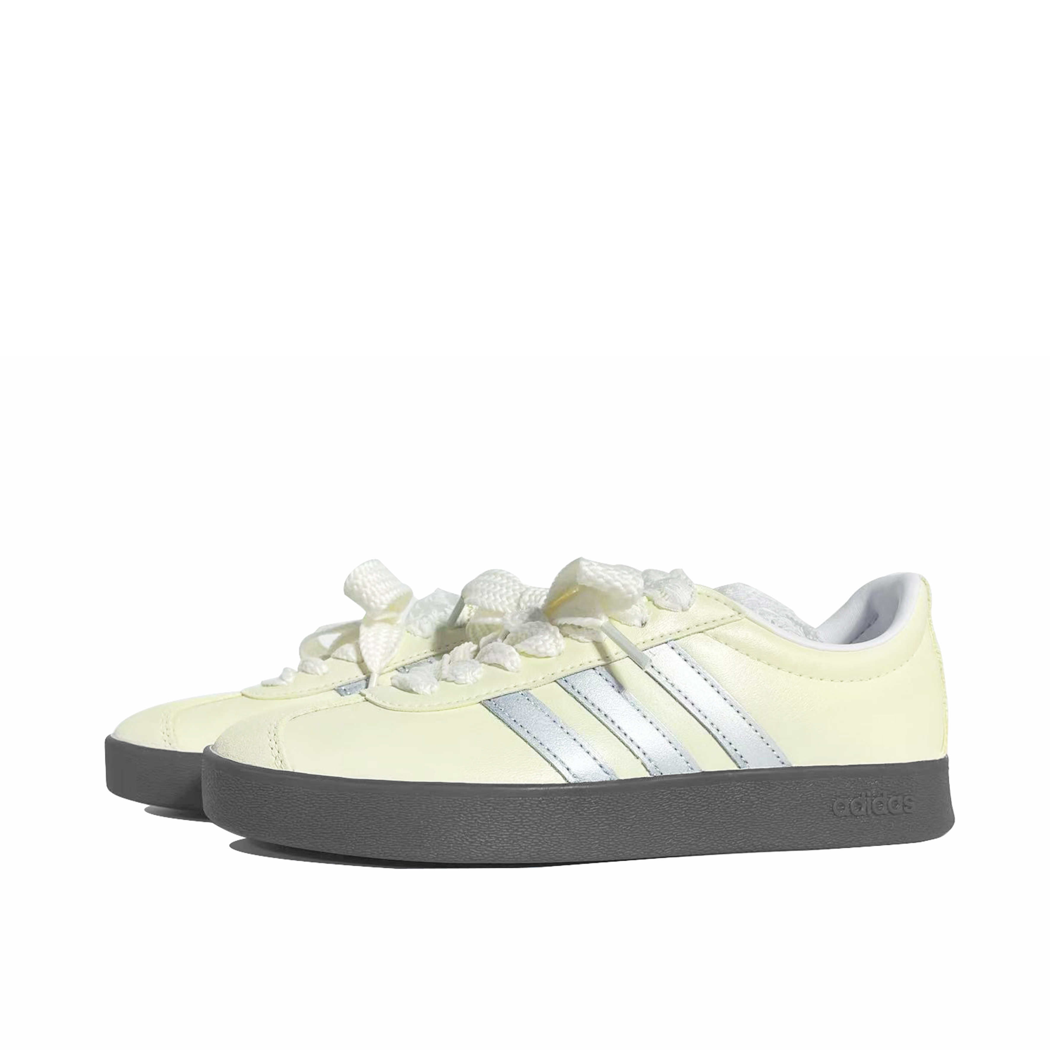Adidas Neo VL Court 2.0 Custard Bun Coverage Quick Dry Lightweight Low Top Skateboard Shoes Unisex Yellow Silver купить в интернет-магазине Yoocart с быстрой доставкой по России.