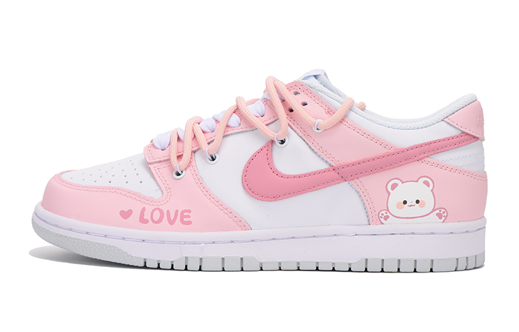 Nike Dunk Low Low-Top Skateboard Shoes GS Pink