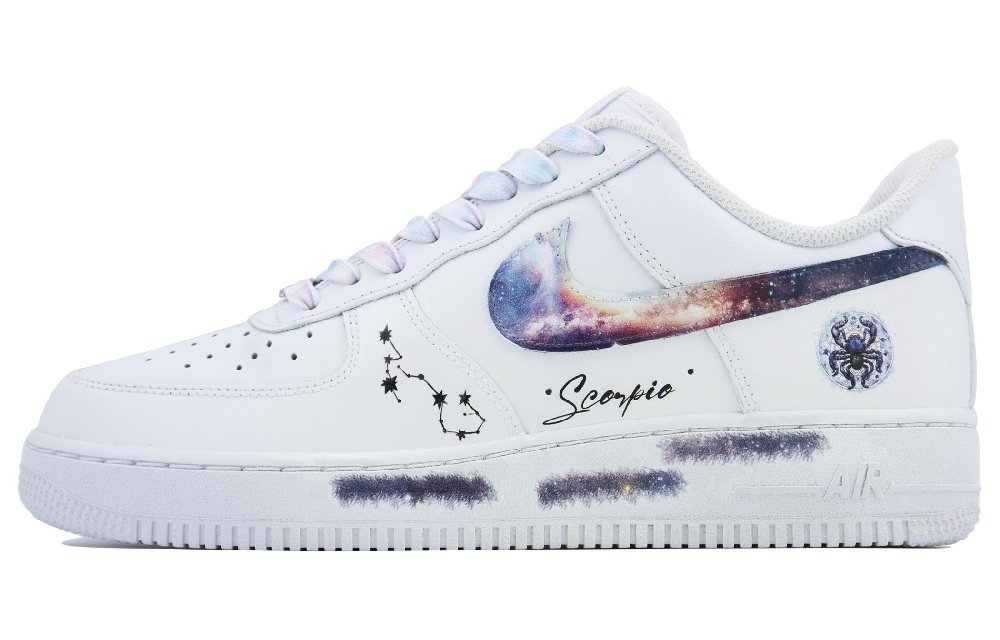 Nike Air Force 1 Scorpio SDS Low Top Skateboard Shoes GS White