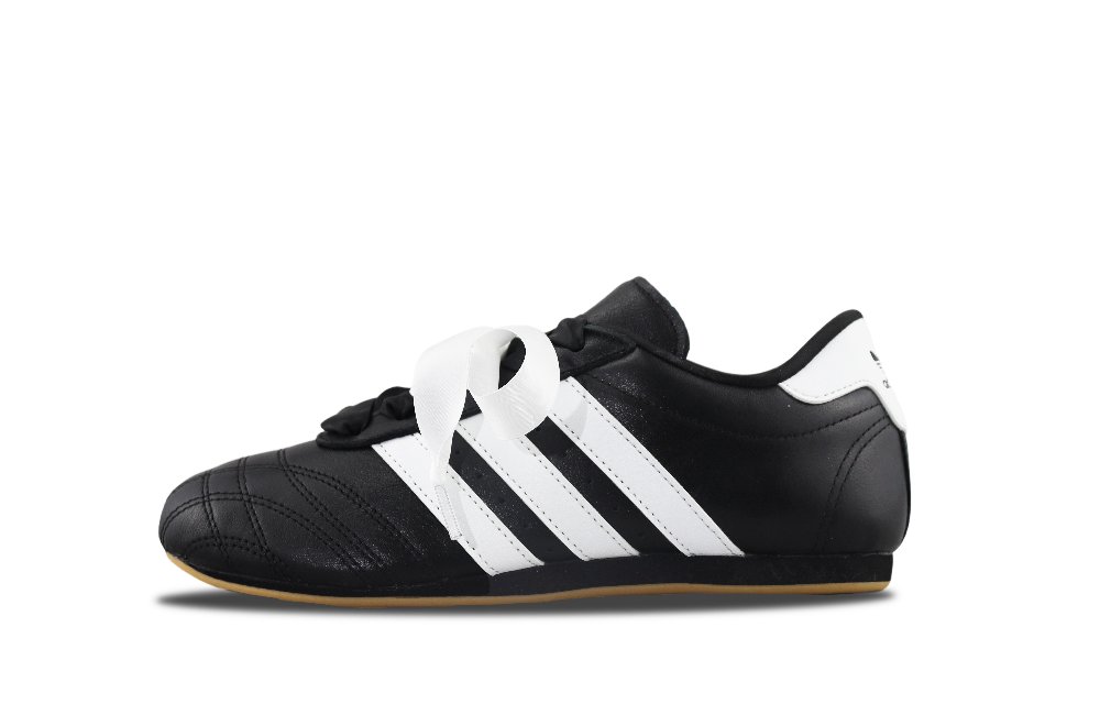 Adidas Originals Taekwondo Slip Resistant, Abrasion Resistant, Lightweight Low Top Training Shoes Women's Black White