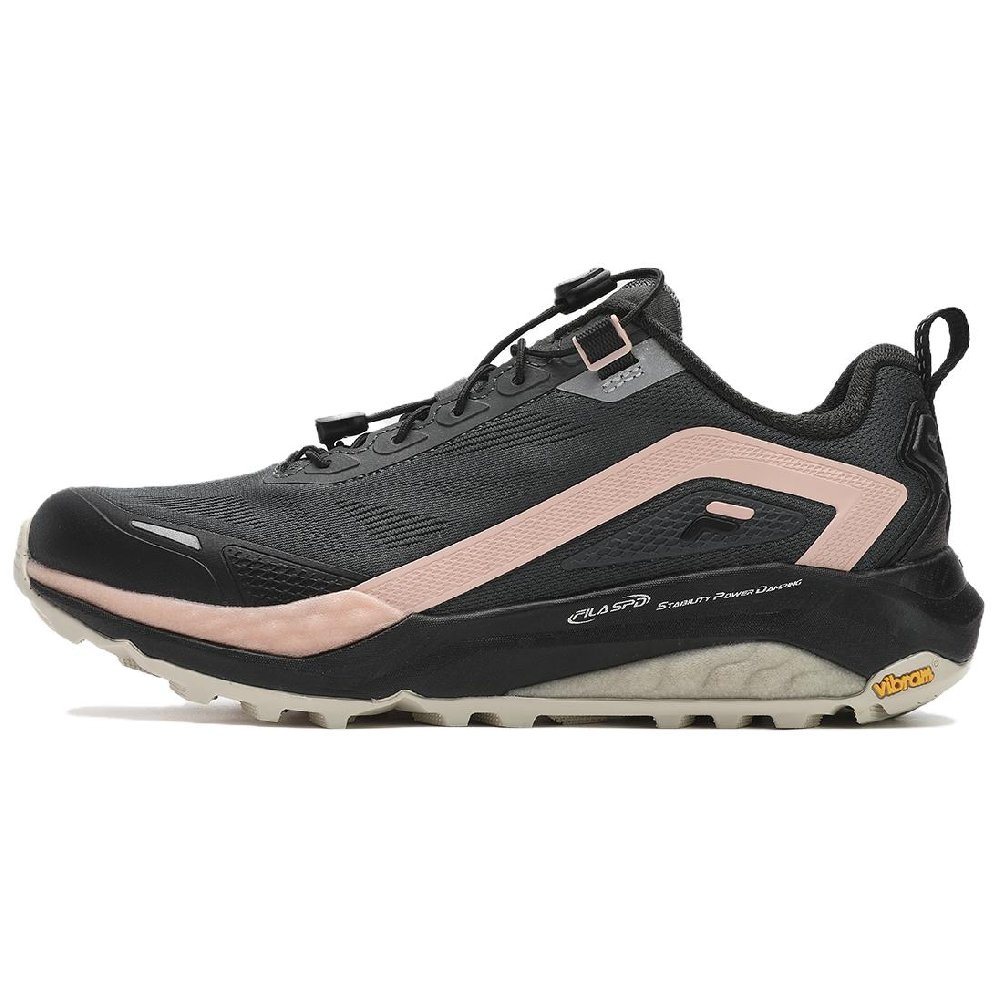 FILA SPD LYNX 2 Anti Slip Wear Resistant Low Top Running Shoes Women's Shadow Gray/Black