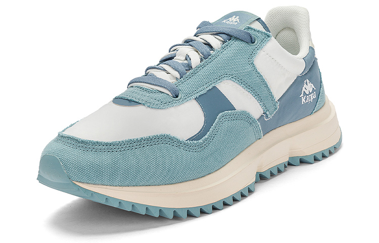 Kappa Abrasion Resistant Slip Resistant Low Top Casual Running Shoes Unisex Blue White